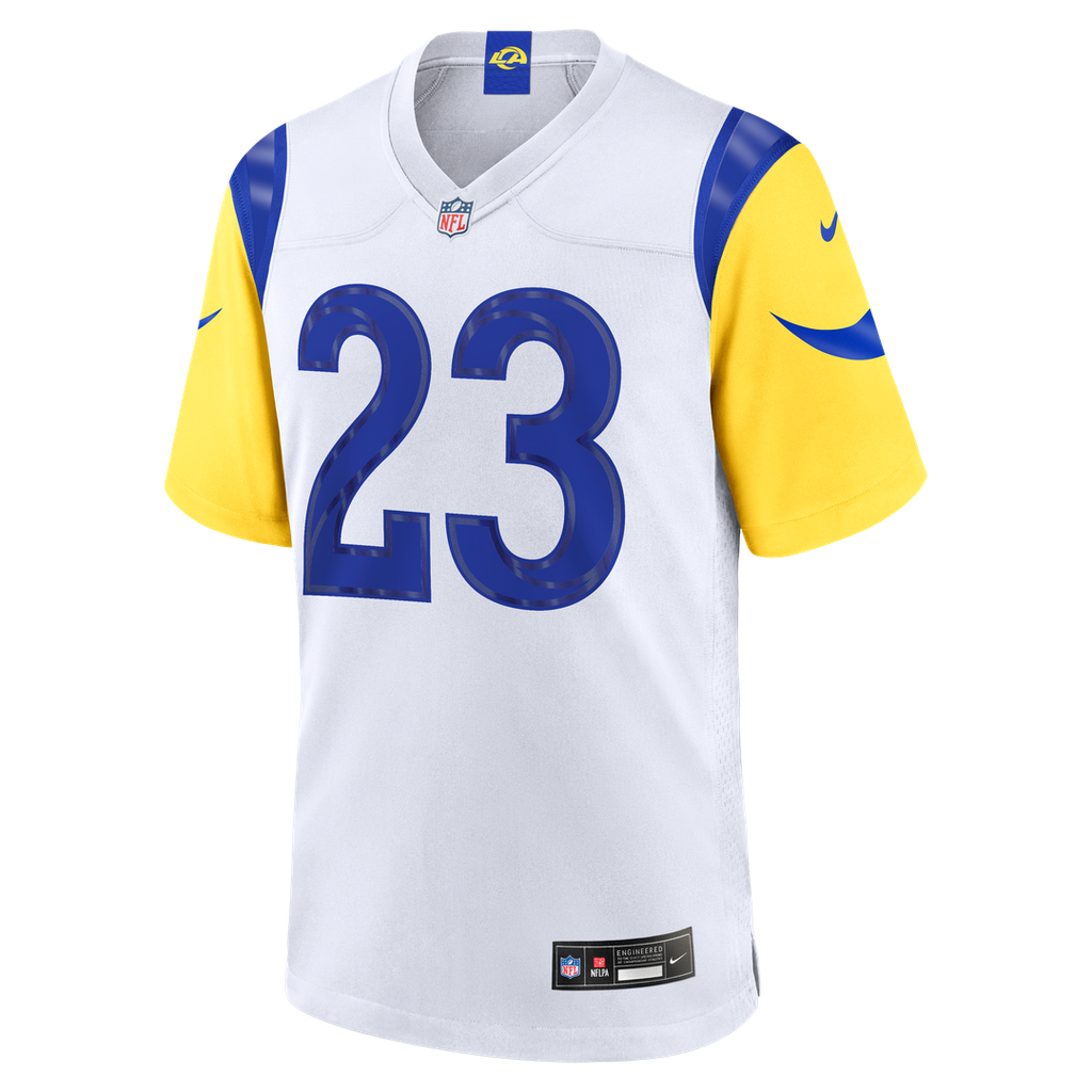 Kyren Williams Los Angeles Rams White Game Jersey - White