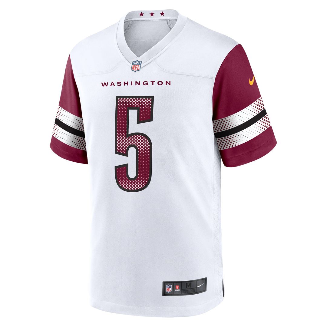 Jayden Daniels Washington Commanders Game Jersey - Burgundy