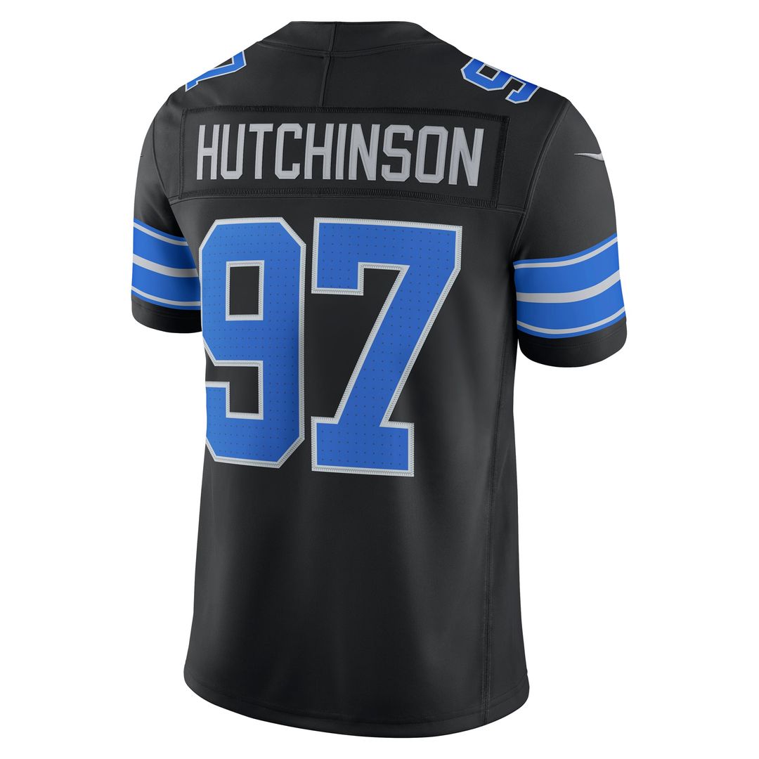Aidan Hutchinson Detroit Lions Vapor F.U.S.E. Stitched Limited Jersey - Blue