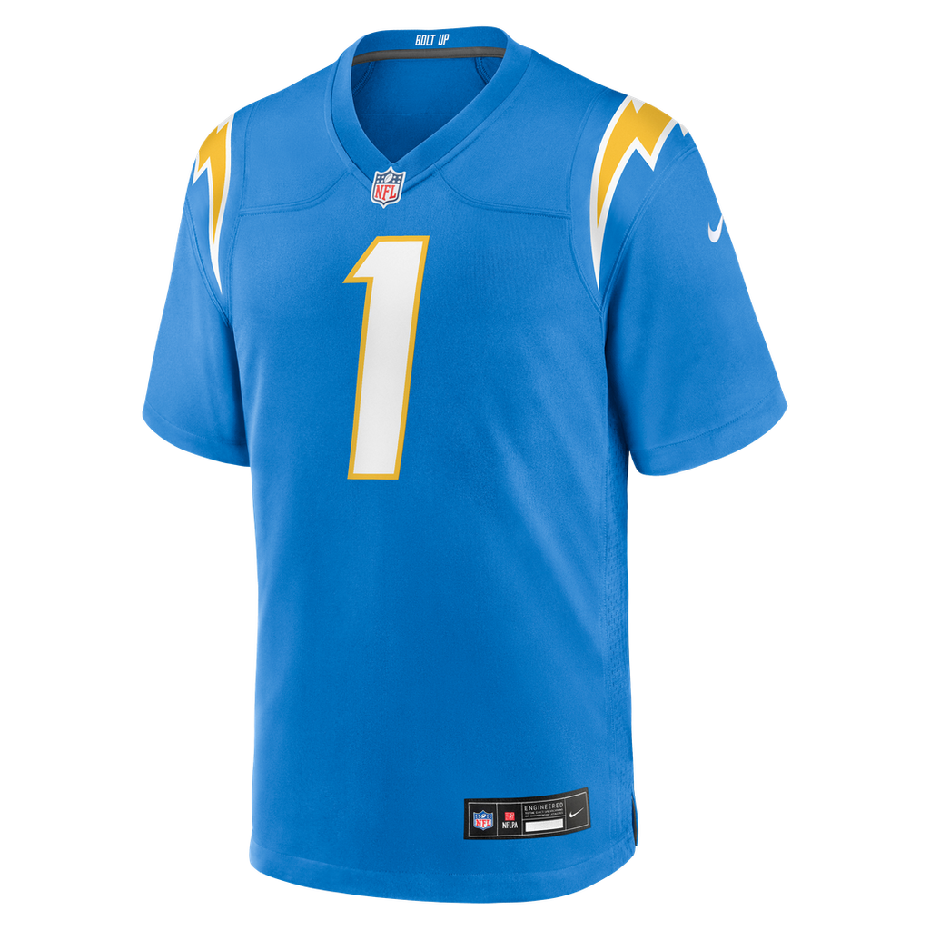 Quentin Johnston Los Angeles Chargers Alternate Super Chargers Game Jersey - Navy