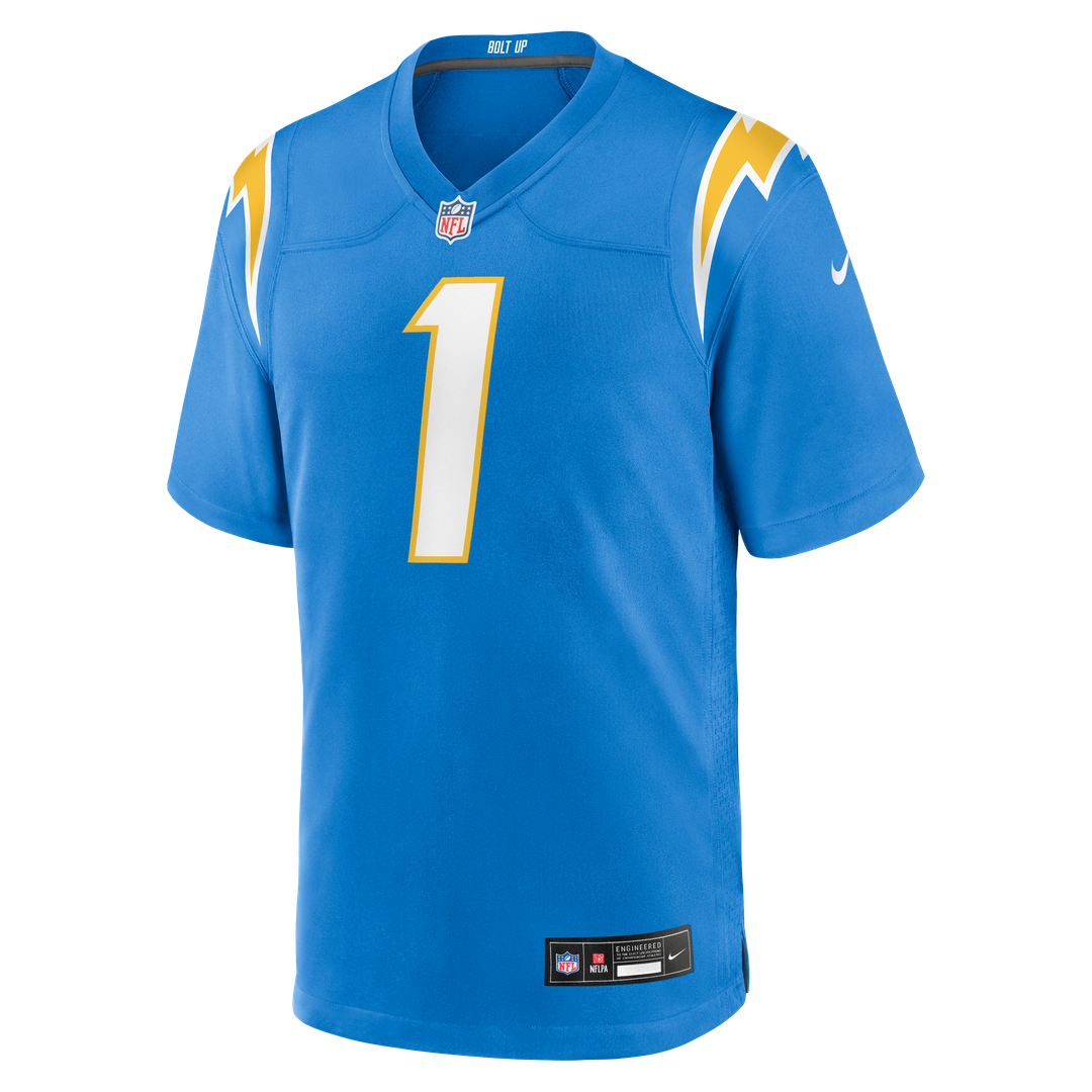 Quentin Johnston Los Angeles Chargers Alternate Super Chargers Game Jersey - Navy