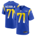 Warren McClendon Jr. Los Angeles Rams Game Jersey - Royal Blue