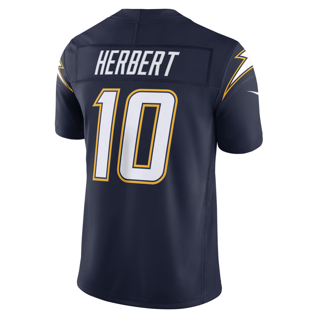 Justin Herbert Los Angeles Chargers Alternate Super Chargers Vapor F.U.S.E. Stitched Limited Jersey - Navy