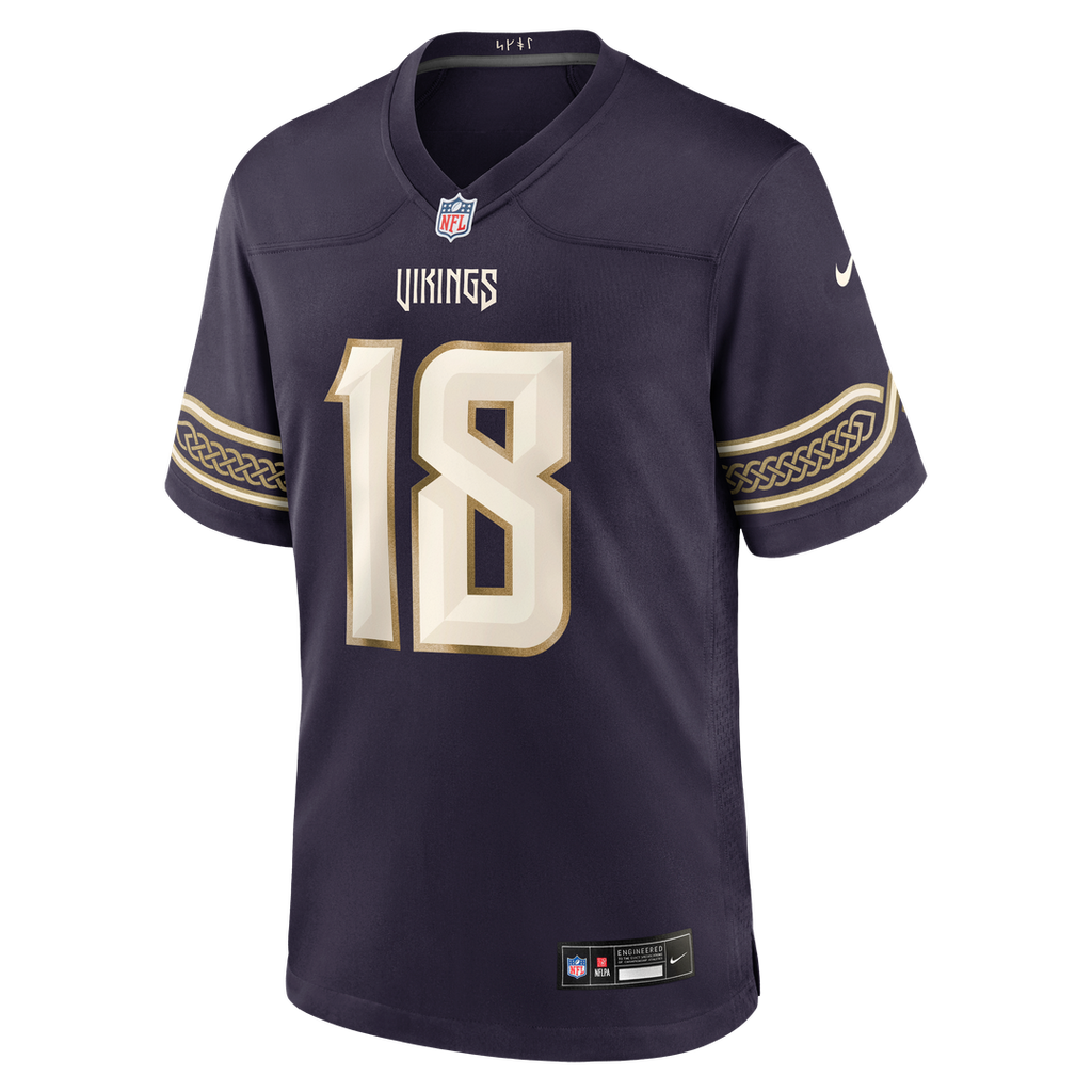 Justin Jefferson Minnesota Vikings 2026 Rivalries Collection Game Jersey - Purple