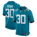 Montaric Brown Jacksonville Jaguars Game Jersey - Teal