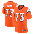 Frank Crum Denver Broncos Game Jersey - Orange