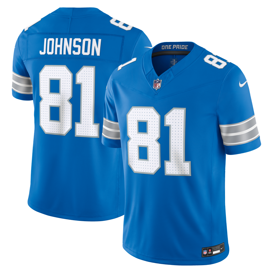 Calvin Johnson Detroit Lions Alternate Vapor F.U.S.E. Stitched Retired Limited Jersey - Black