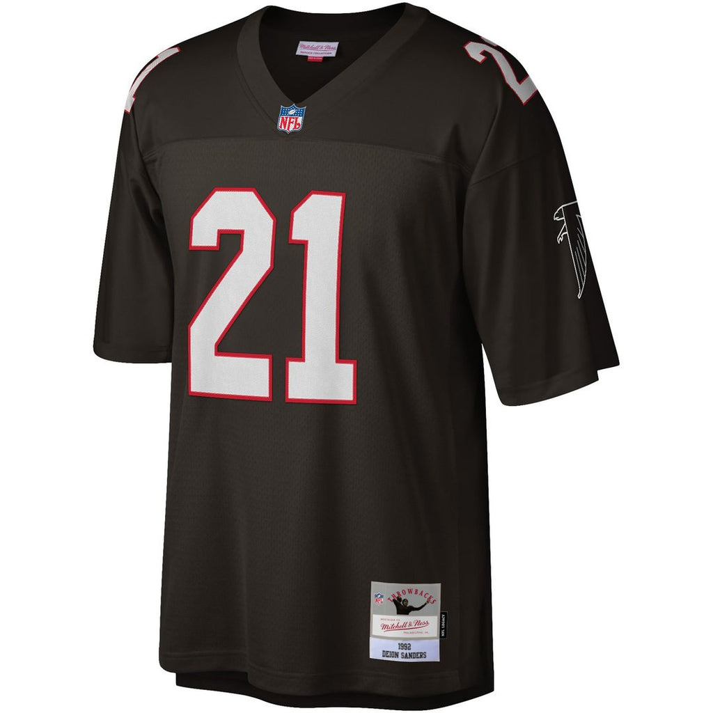 Deion Sanders Atlanta Falcons Legacy Replica Jersey - Red