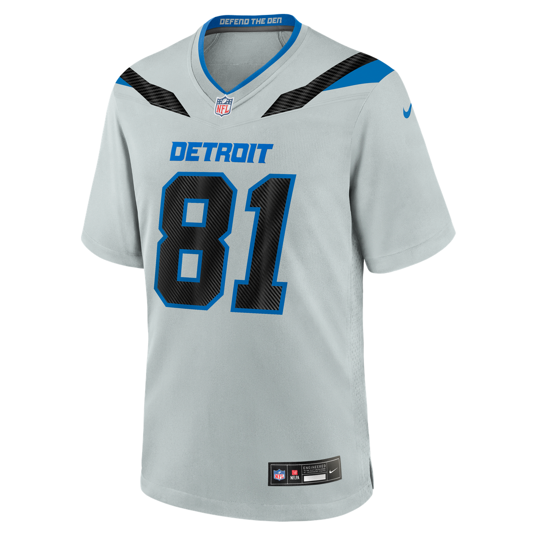 Calvin Johnson Detroit Lions 2026 Rivalries Collection Game Jersey - Silver