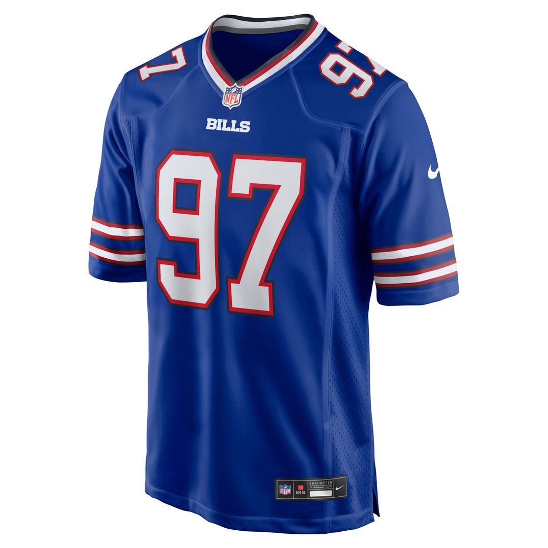 Greg Gaines Buffalo Bills Game Jersey - Royal Blue