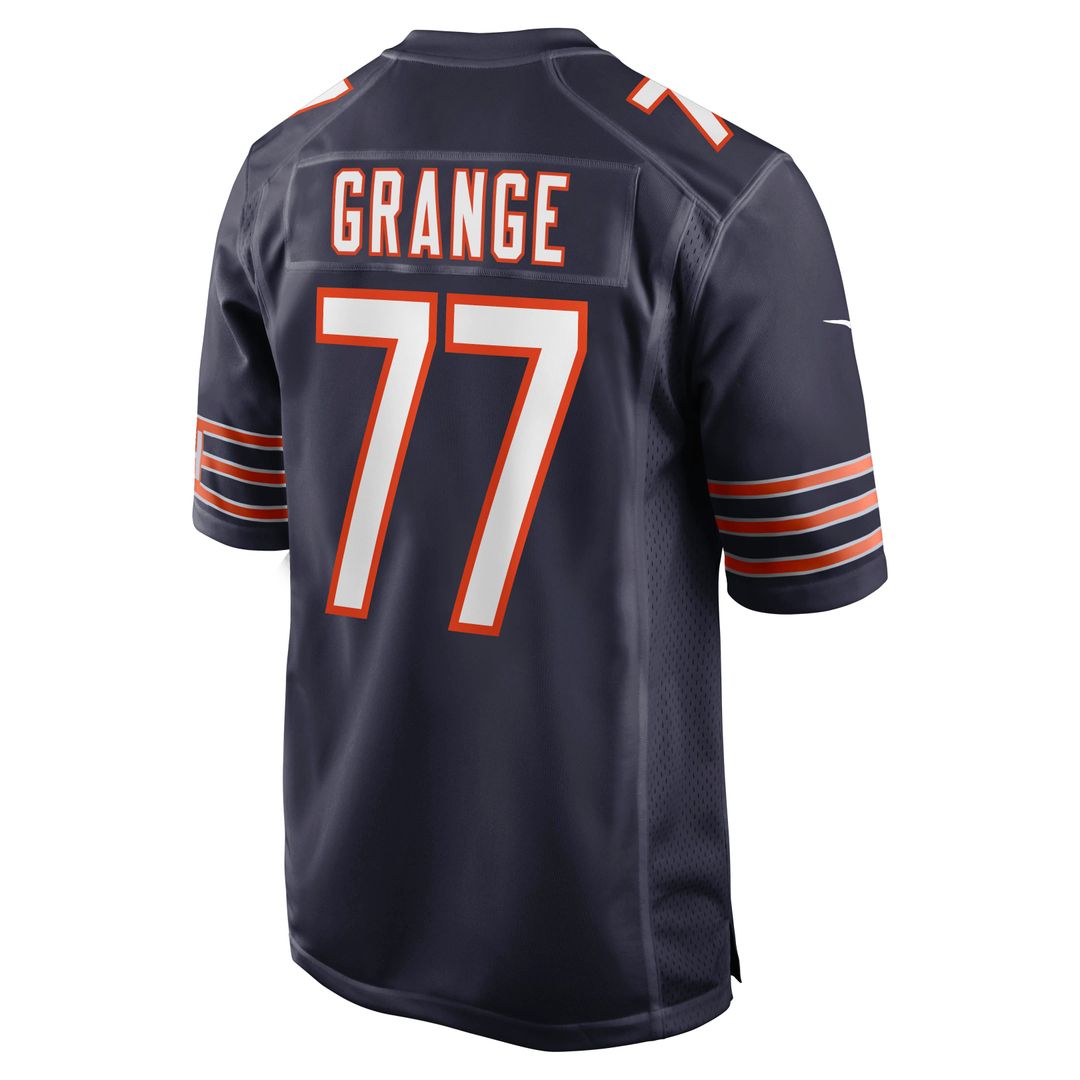 Red Grange Chicago Bears Jersey - Navy