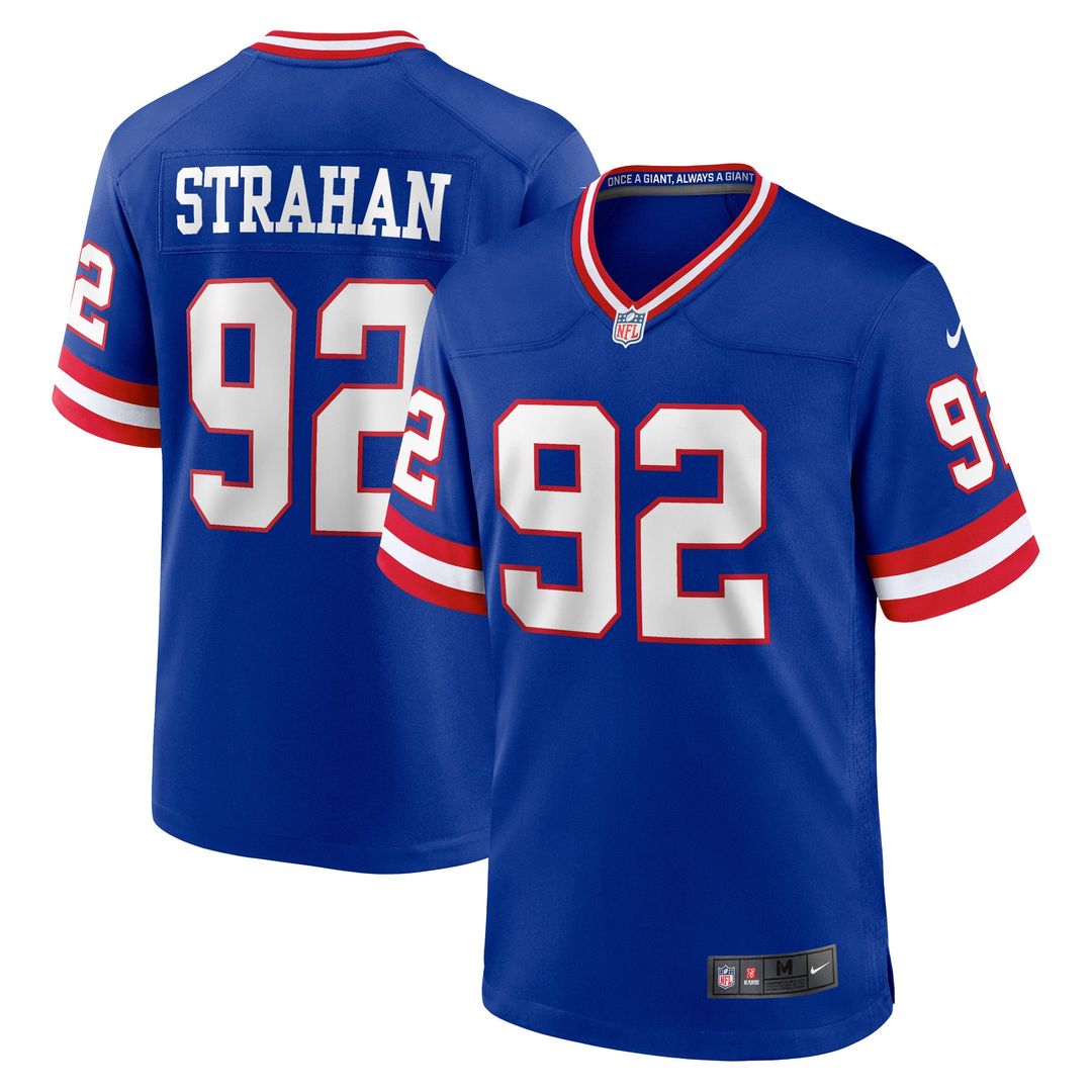 Michael Strahan New York Giants Alternate Game Jersey - Royal Blue