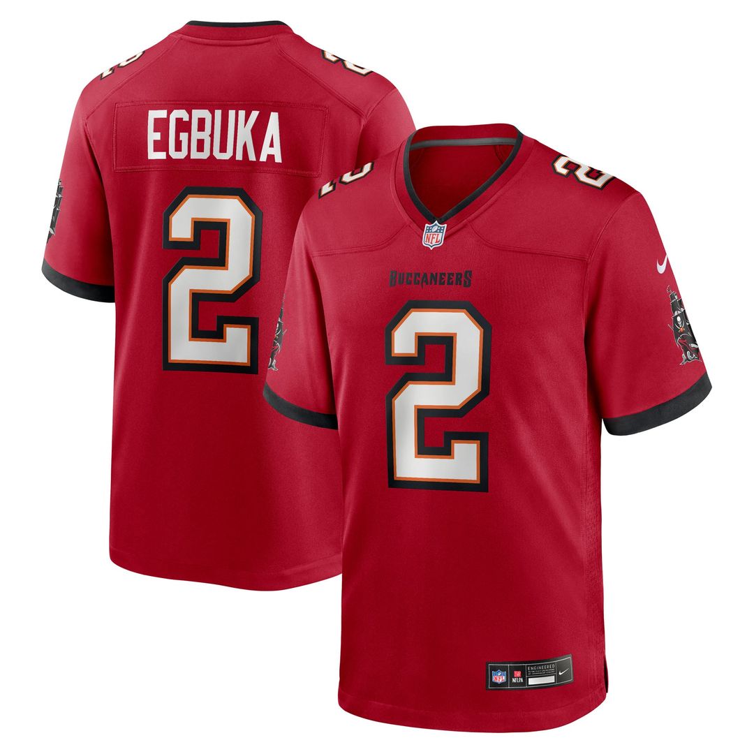 Emeka Egbuka Tampa Bay Buccaneers Game Jersey - Red
