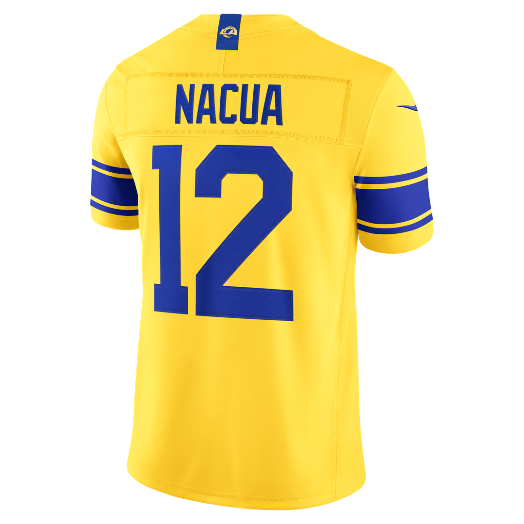 Puka Nacua Los Angeles Rams Vapor F.U.S.E. Stitched Limited Jersey - White