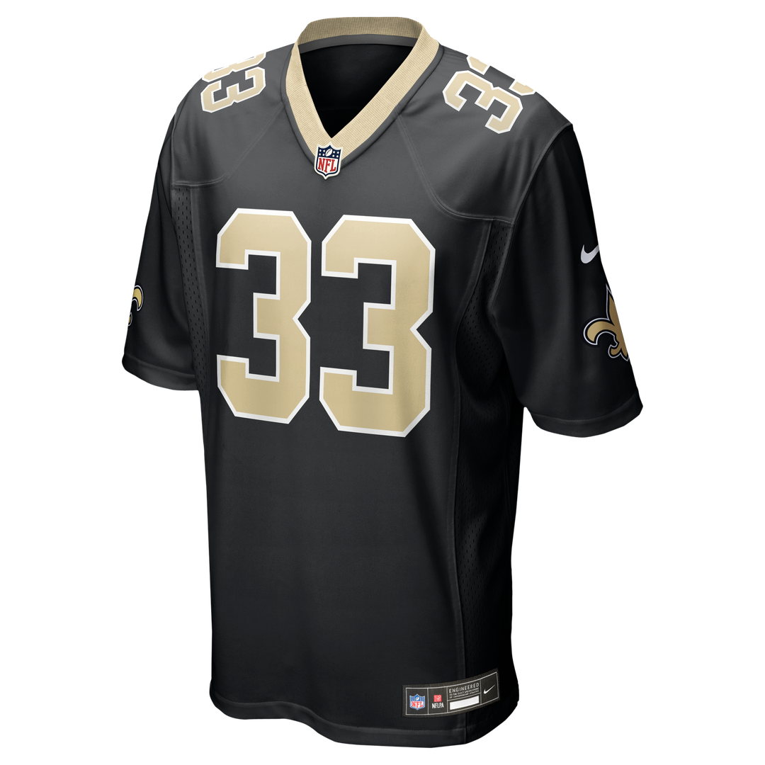 Jonas Sanker New Orleans Saints Game Jersey - Black