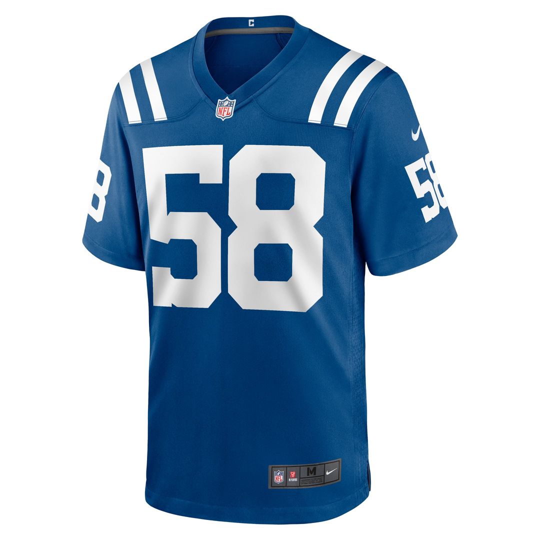 Austin Ajiake Indianapolis Colts Game Jersey - Royal Blue