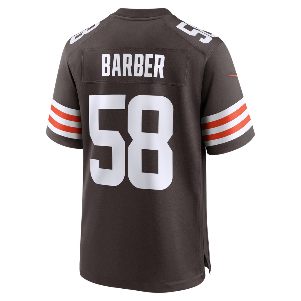 Austin Barber Cleveland Browns Game Jersey - Brown
