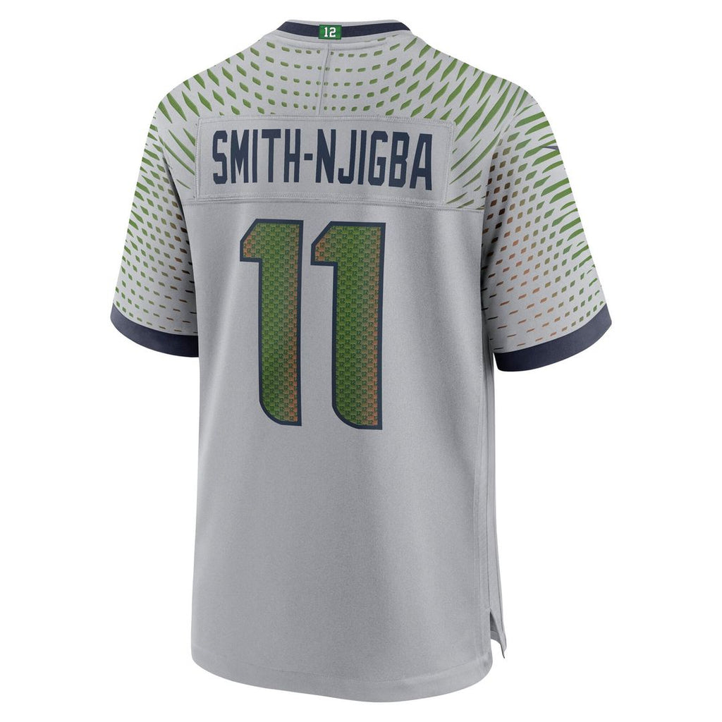 Jaxon Smith-Njigba Seattle Seahawks Rivalries Collection Game Jersey - Gray