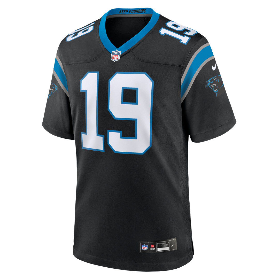 Chris Brazzell II Carolina Panthers Game Jersey - Black