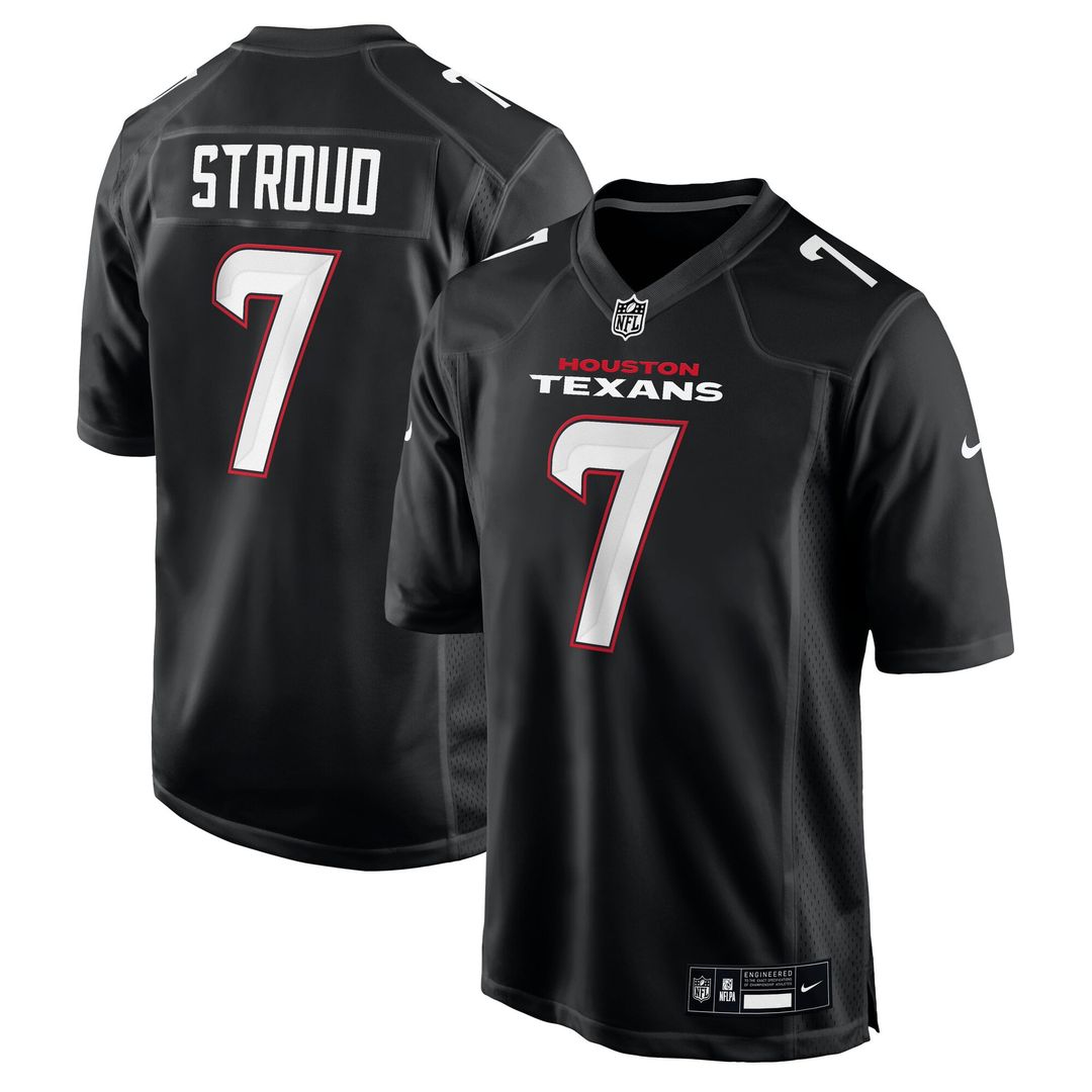 C.J. Stroud Houston Texans Fashion Jersey - Carbon Black