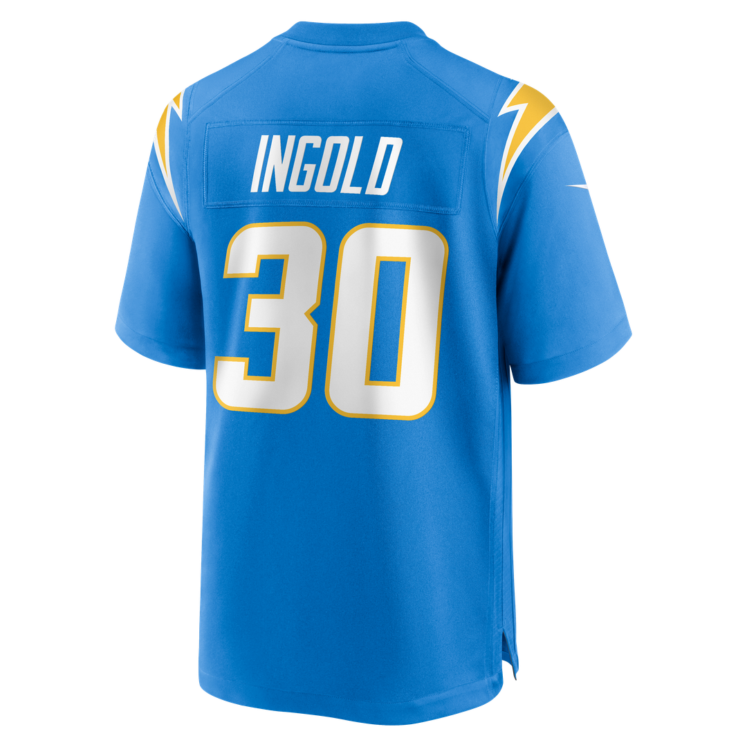 Alec Ingold Los Angeles Chargers Game Jersey - Powder Blue
