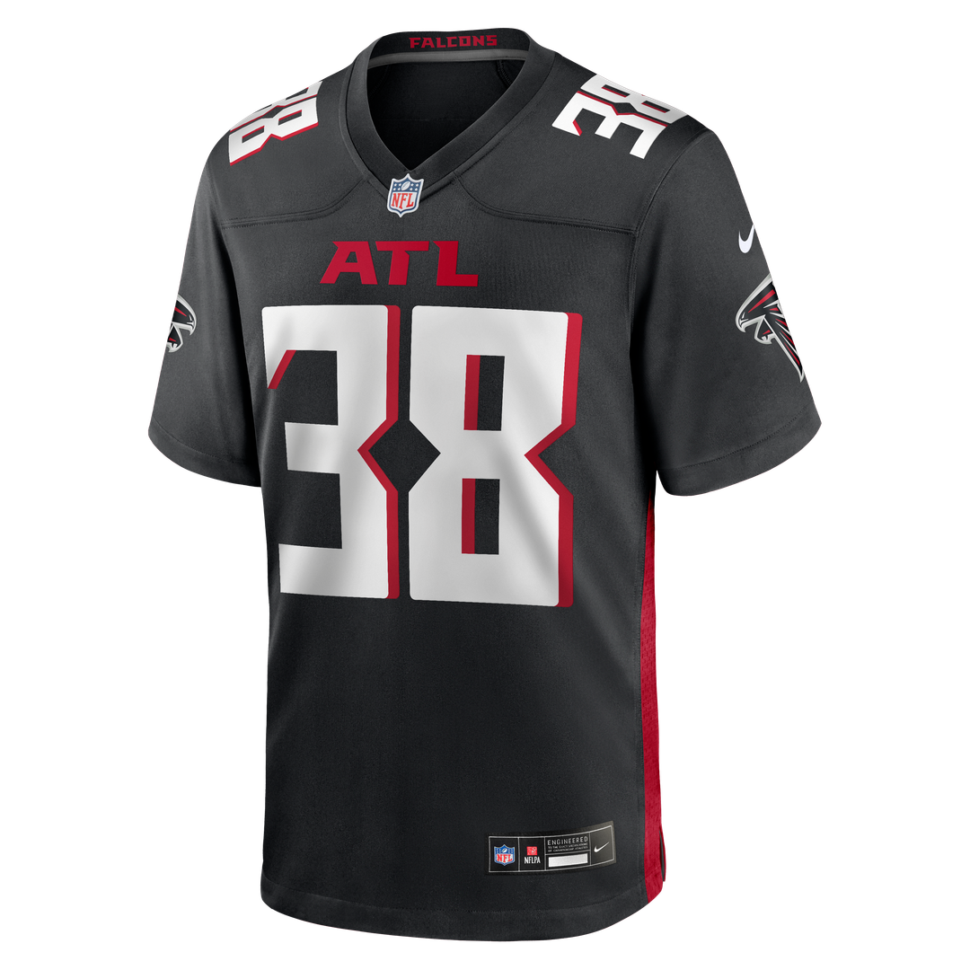 Nathan Carter Atlanta Falcons Game Jersey - Black