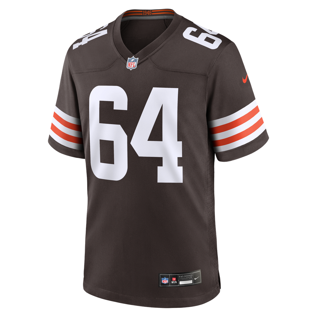 Joe DeLamielleure Cleveland Browns Game Jersey - Brown