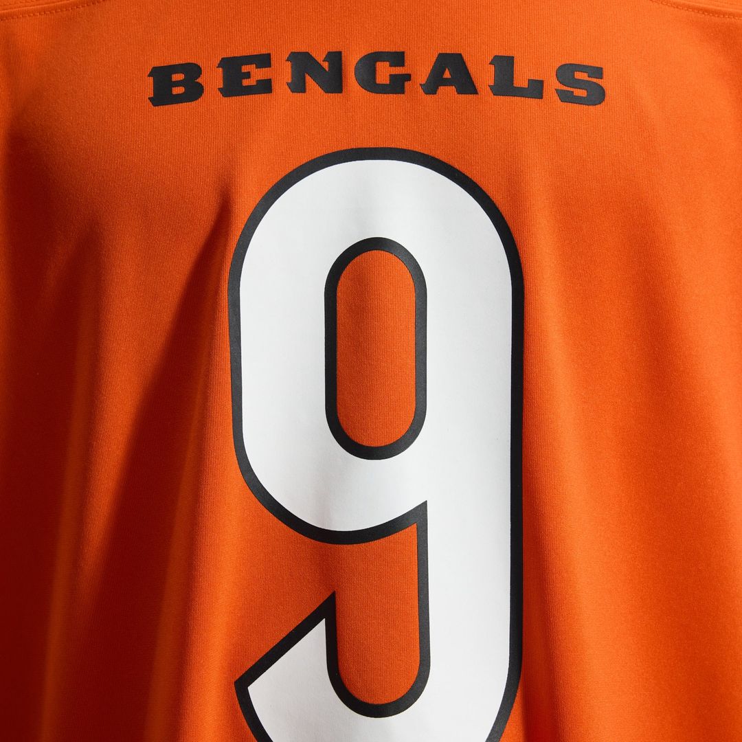 Joe Burrow Cincinnati Bengals Alternate Game Jersey - Orange