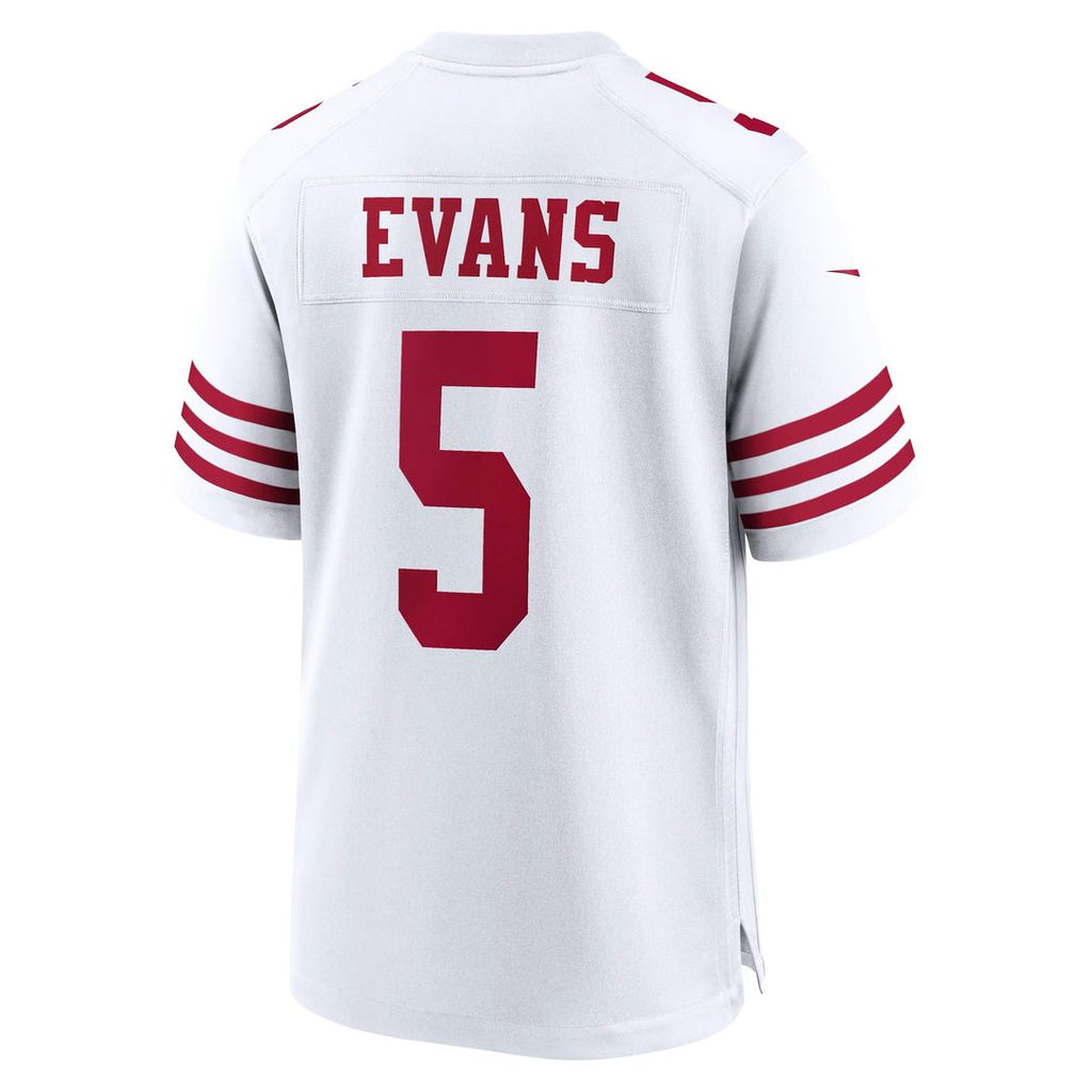 Mike Evans San Francisco 49ers Game Jersey - White