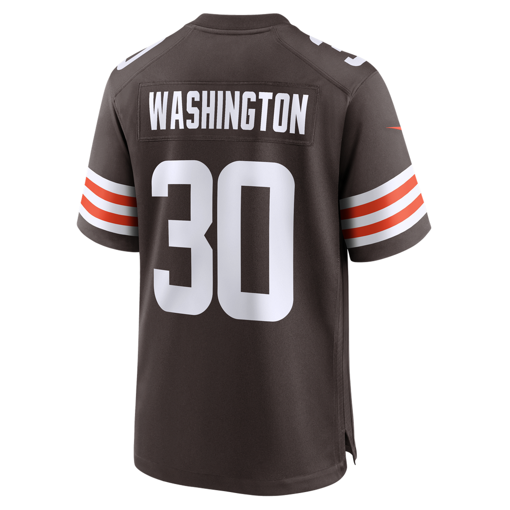 Zion Washington Cleveland Browns Game Jersey - Brown