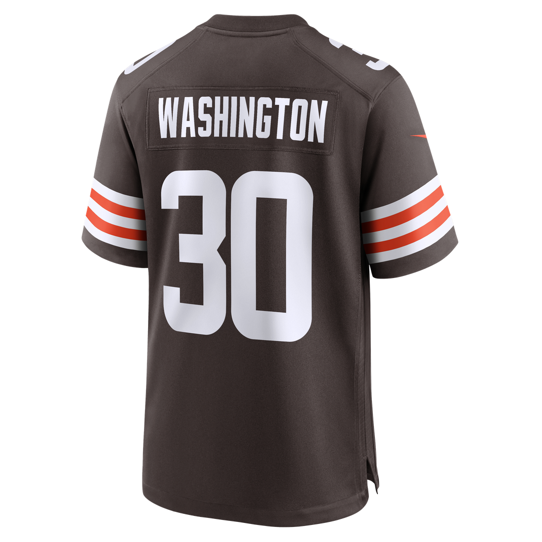 Zion Washington Cleveland Browns Game Jersey - Brown