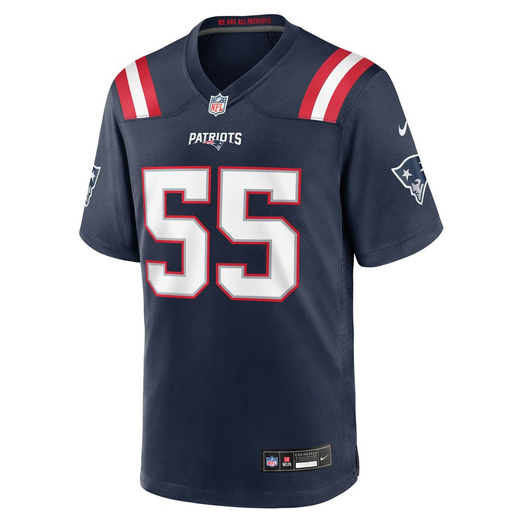 Jared Wilson New England Patriots Game Jersey - Navy