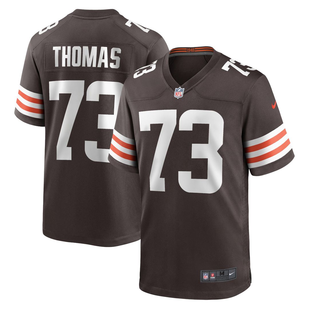 Joe Thomas Cleveland Browns Game Jersey - Brown