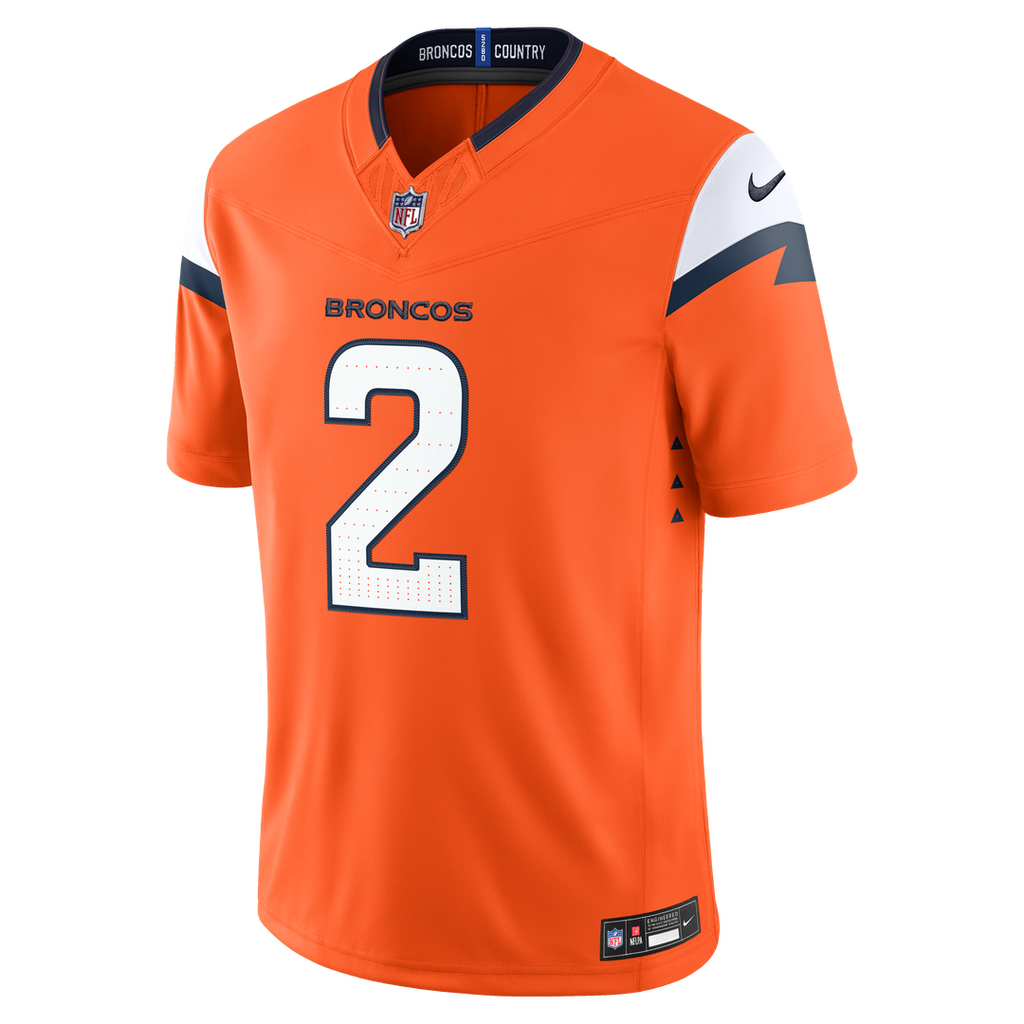 Pat Surtain II Denver Broncos Vapor F.U.S.E. Stitched Limited Jersey - White