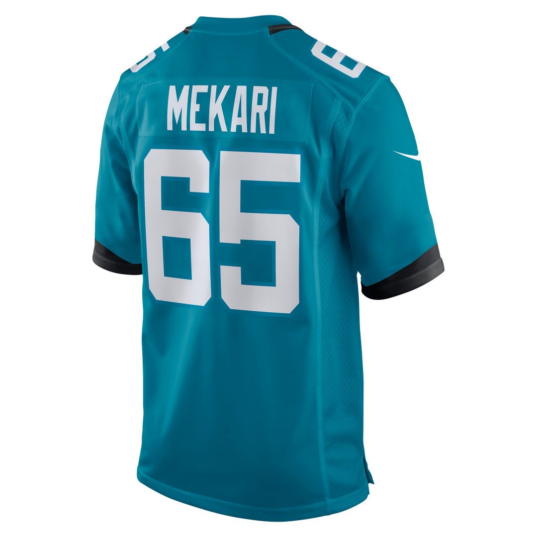 Patrick Mekari Jacksonville Jaguars Game Jersey - Teal