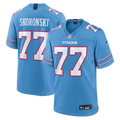 Peter Skoronski Tennessee Titans Game Jersey - Light Blue