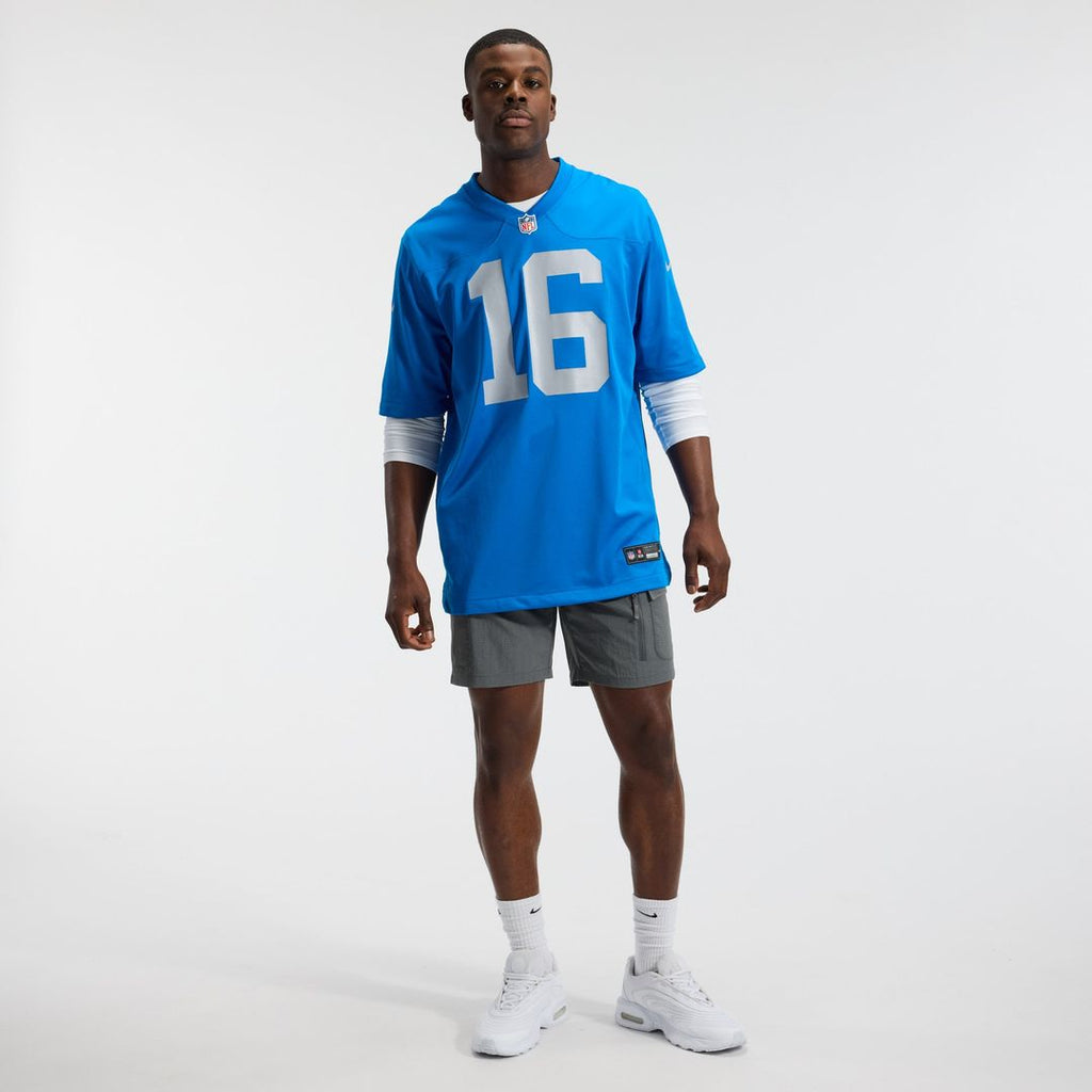 Jared Goff Detroit Lions Alternate Game Jersey - Blue