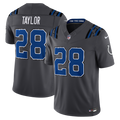 Jonathan Taylor Indianapolis Colts 2026 Rivalries Collection Stitched Limited Jersey - Anthracite