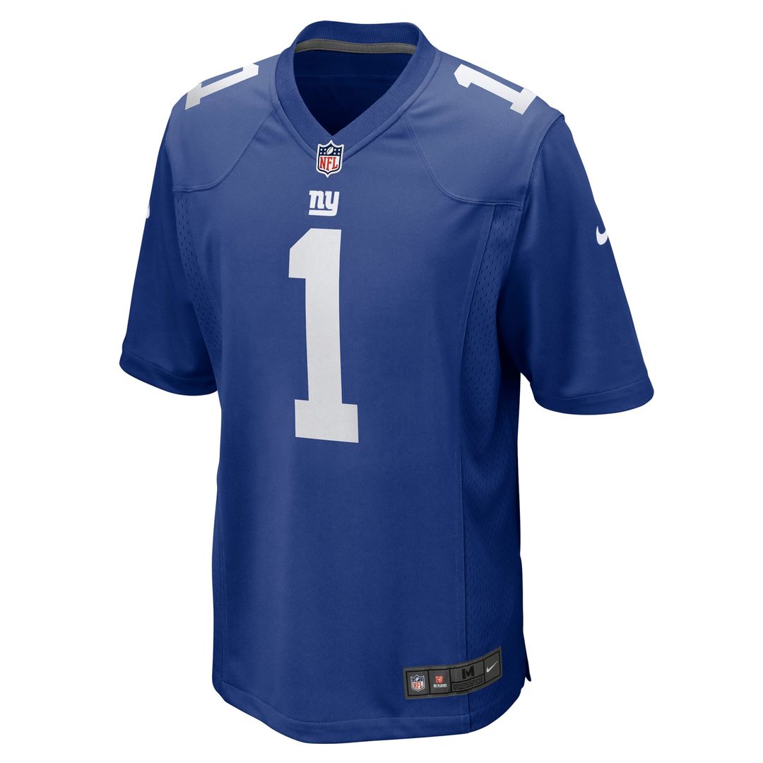 Number 1 Dad New York Giants Game Jersey - Royal Blue