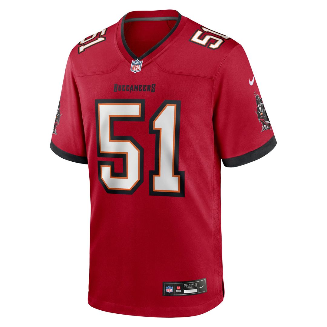 David Walker Tampa Bay Buccaneers Game Jersey - Red