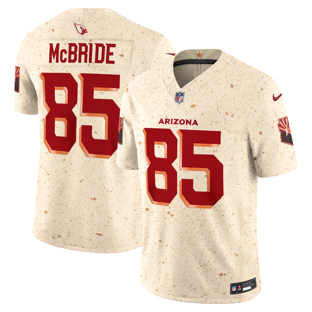 Trey McBride Arizona Cardinals Rivalries Collection Stitched Limited Jersey - Natural