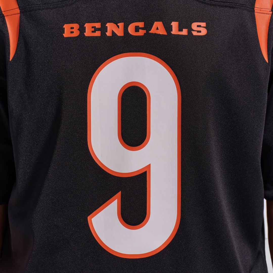 Joe Burrow Cincinnati Bengals Game Jersey - Black