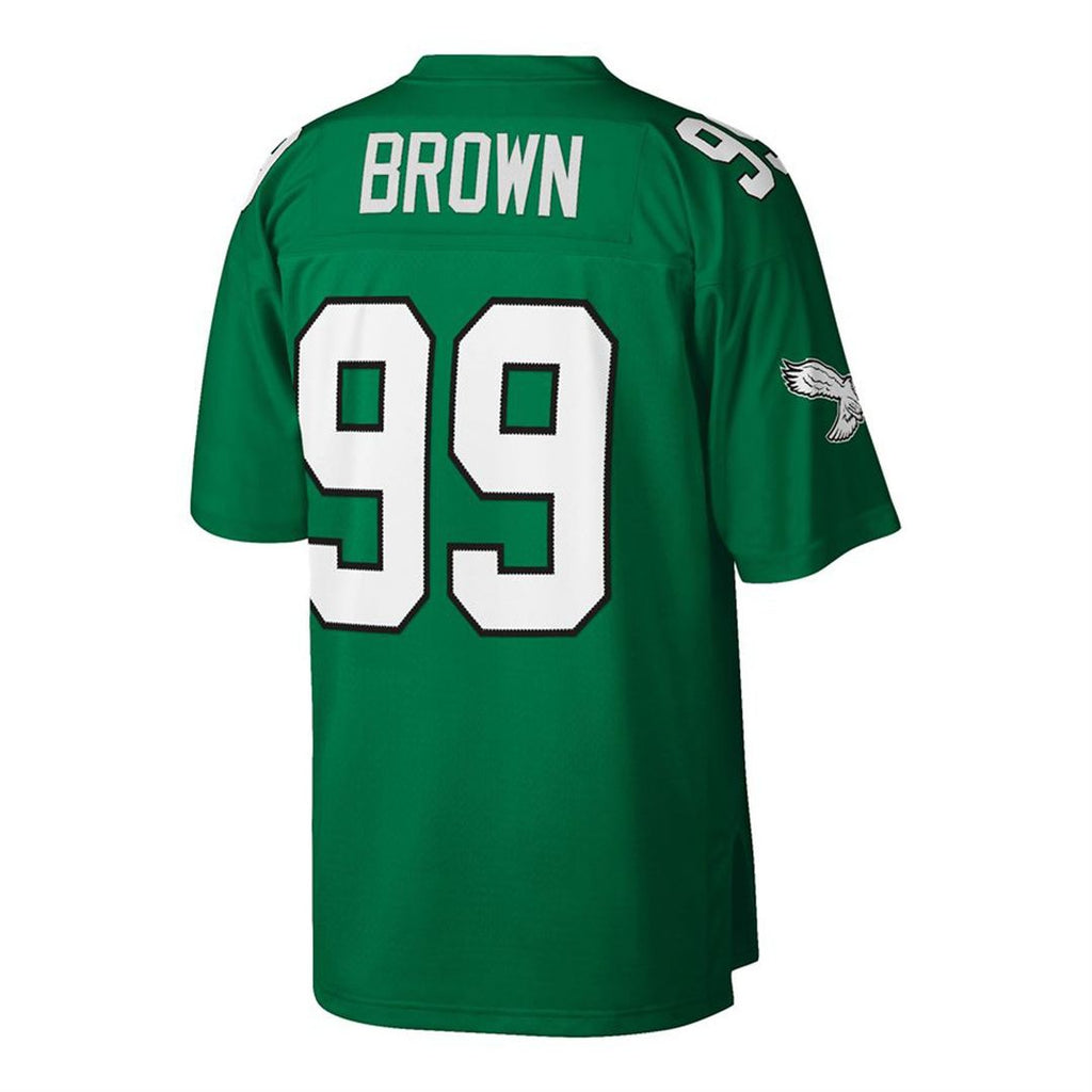 Jerome Brown Philadelphia Eagles Big & Tall 1990 Replica Jersey - Kelly Green