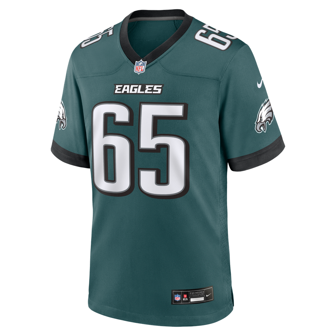 Lane Johnson Philadelphia Eagles Game Jersey - Midnight Green