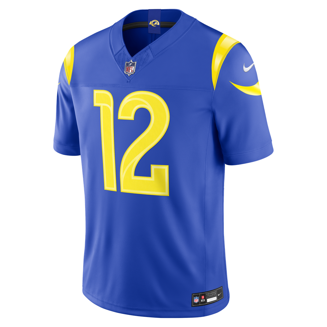 Puka Nacua Los Angeles Rams Vapor F.U.S.E. Stitched Limited Jersey - Royal Blue