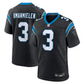Princely Umanmielen Carolina Panthers Game Jersey - Black