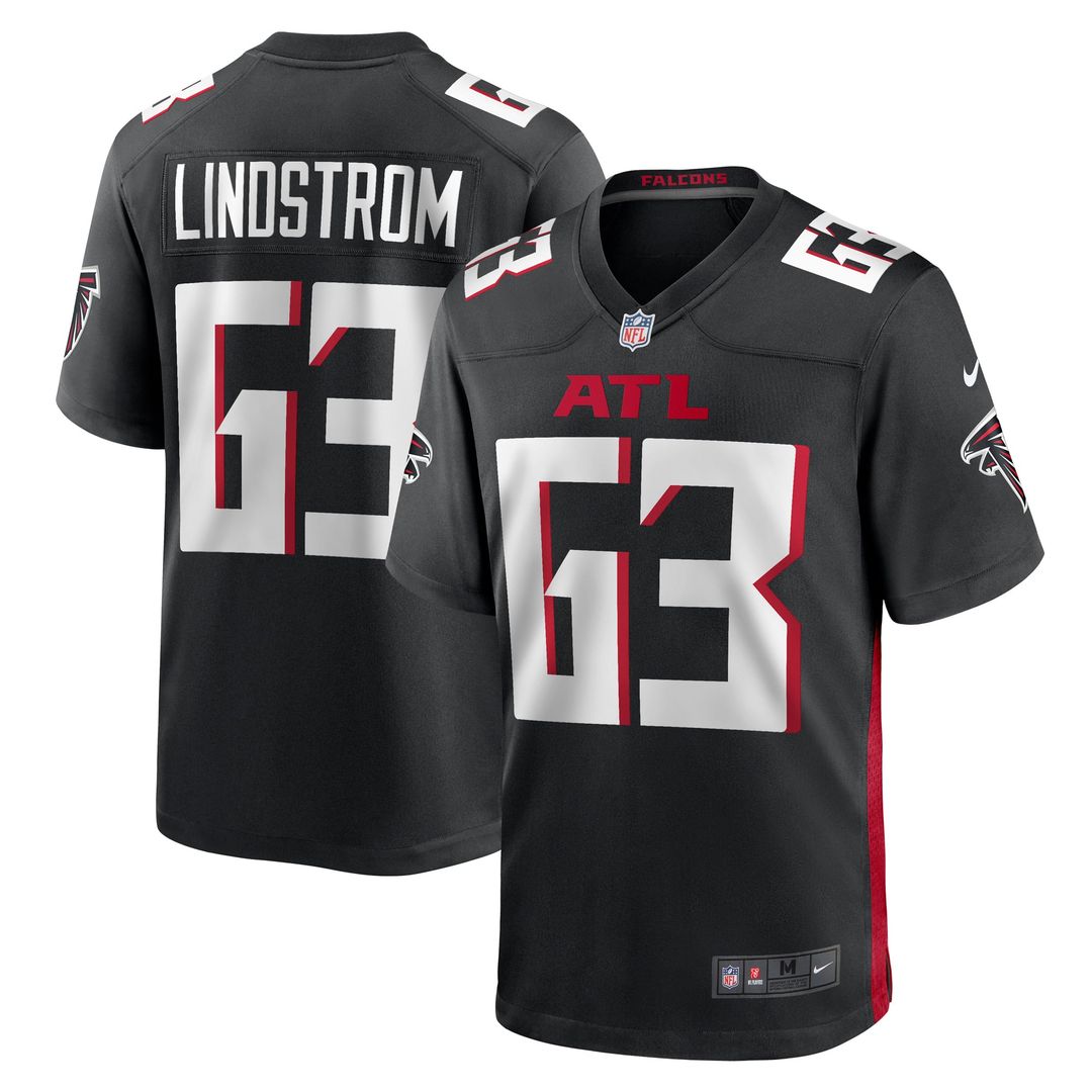 Chris Lindstrom Atlanta Falcons Game Jersey - Black