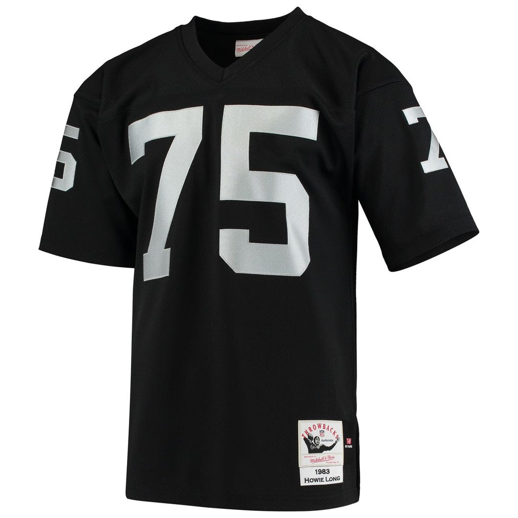 Howie Long Las Vegas Raiders 1983 Authentic Throwback Jersey - Black