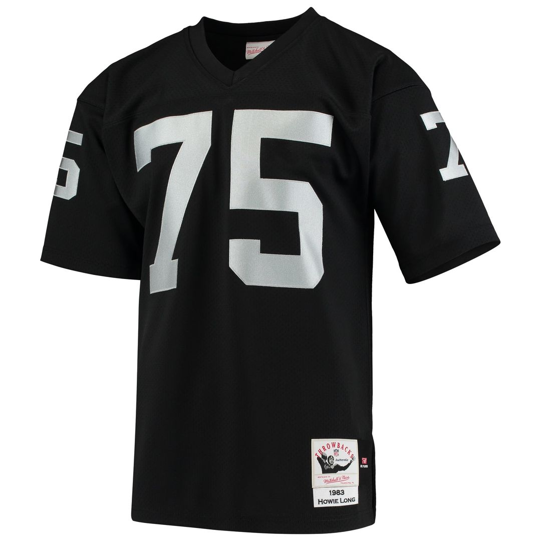 Howie Long Las Vegas Raiders 1983 Authentic Throwback Jersey - Black