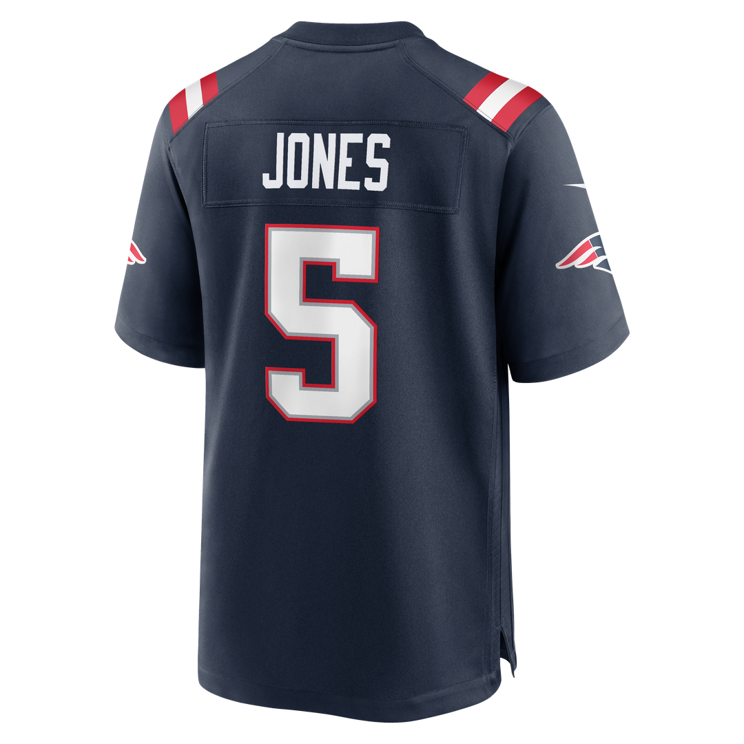 Dre'Mont Jones New England Patriots Game Jersey - Navy